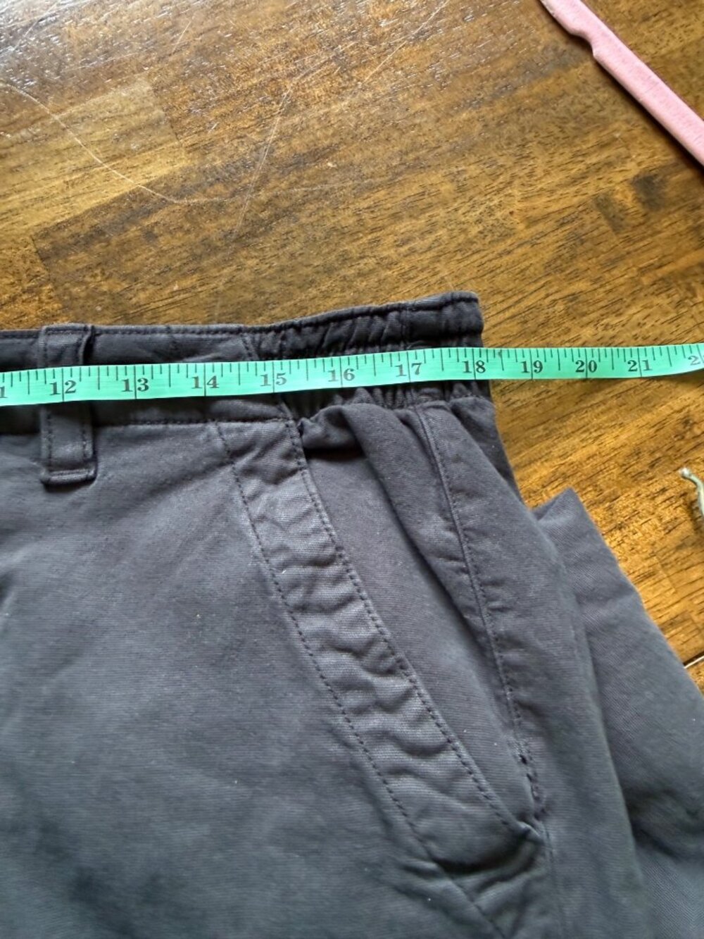 American Eagle Outfitters Navy Blue Stretch Cargo Pants Women's Size 16 - Picture 5 of 7